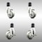 Service Caster 3.5 Inch 316SS Gray Poly Swivel 1-7/8 Inch Expanding Stem Caster Brake, 2PK SCC-SS316EX20S3514-PPUB-2-TLB-2-178 - alternate 3